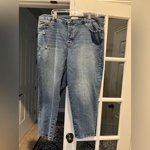 Jessica Simpson cropped jeans